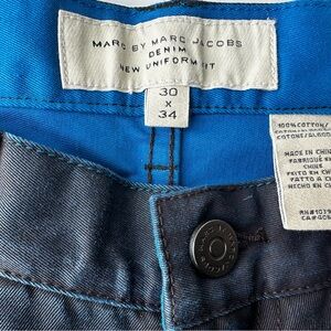 Marc by Marc Jacobs Straight Leg Blue Jeans